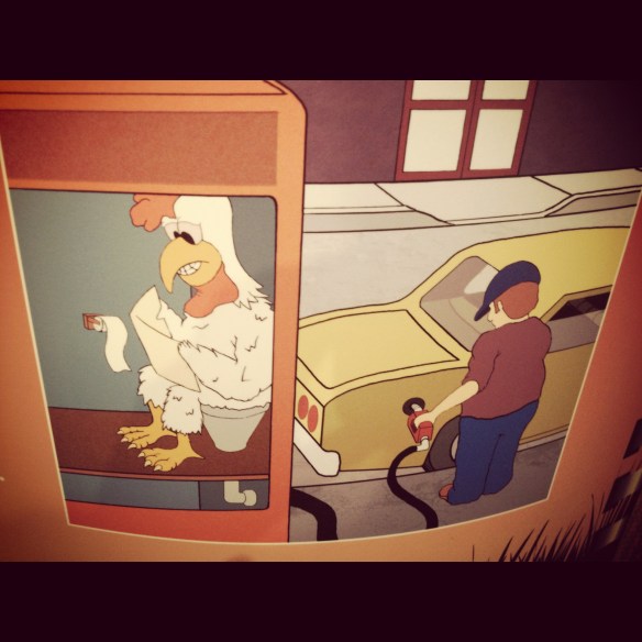 Actual photo in actual Atlanta museum. 